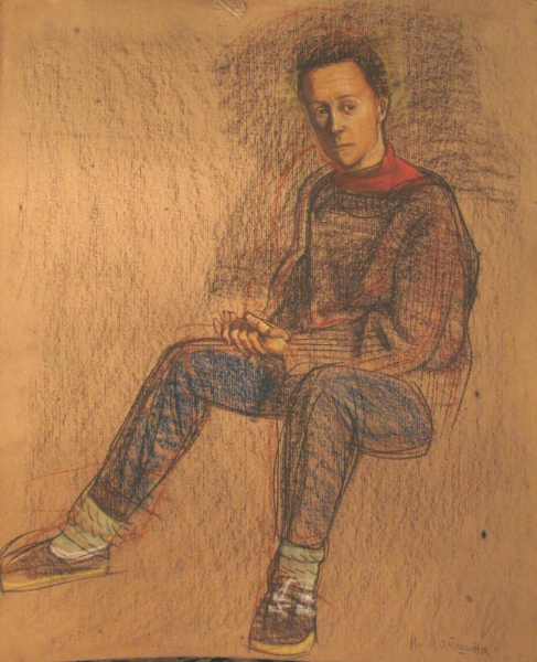 "Наташа Лапшина"
картон, пастель
Ключевые слова: георгий уваров,пастель,портрет