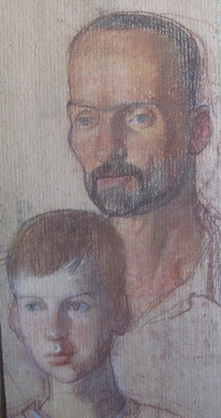 Константин Горин с сыном Егором.
